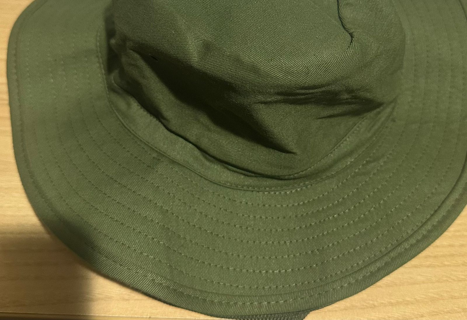 Jack Jumper cotton hat with mesh veil for women olive color