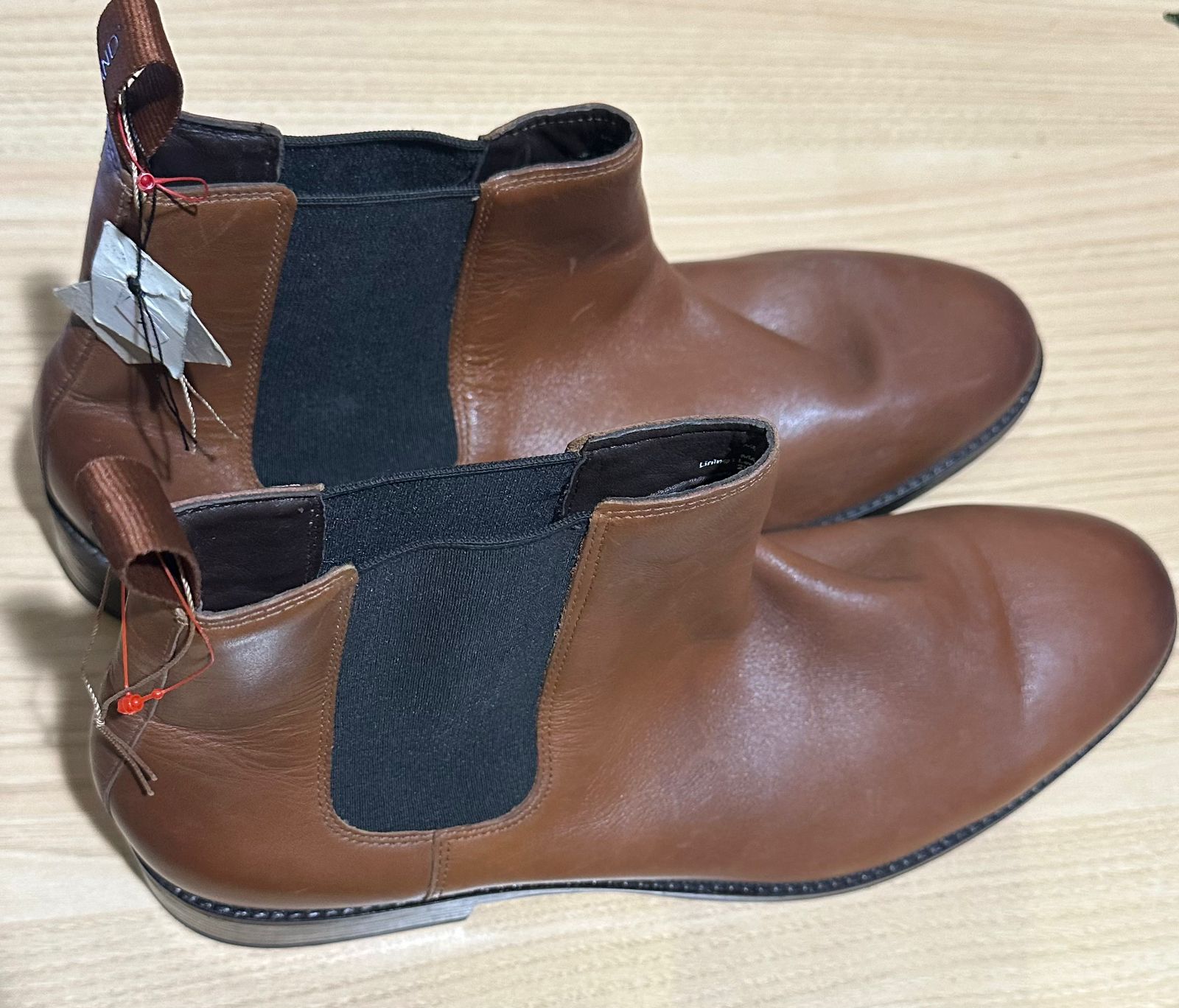 Cole Haan Men's Grand+ British Tan Leather Chelsea Boots C37859