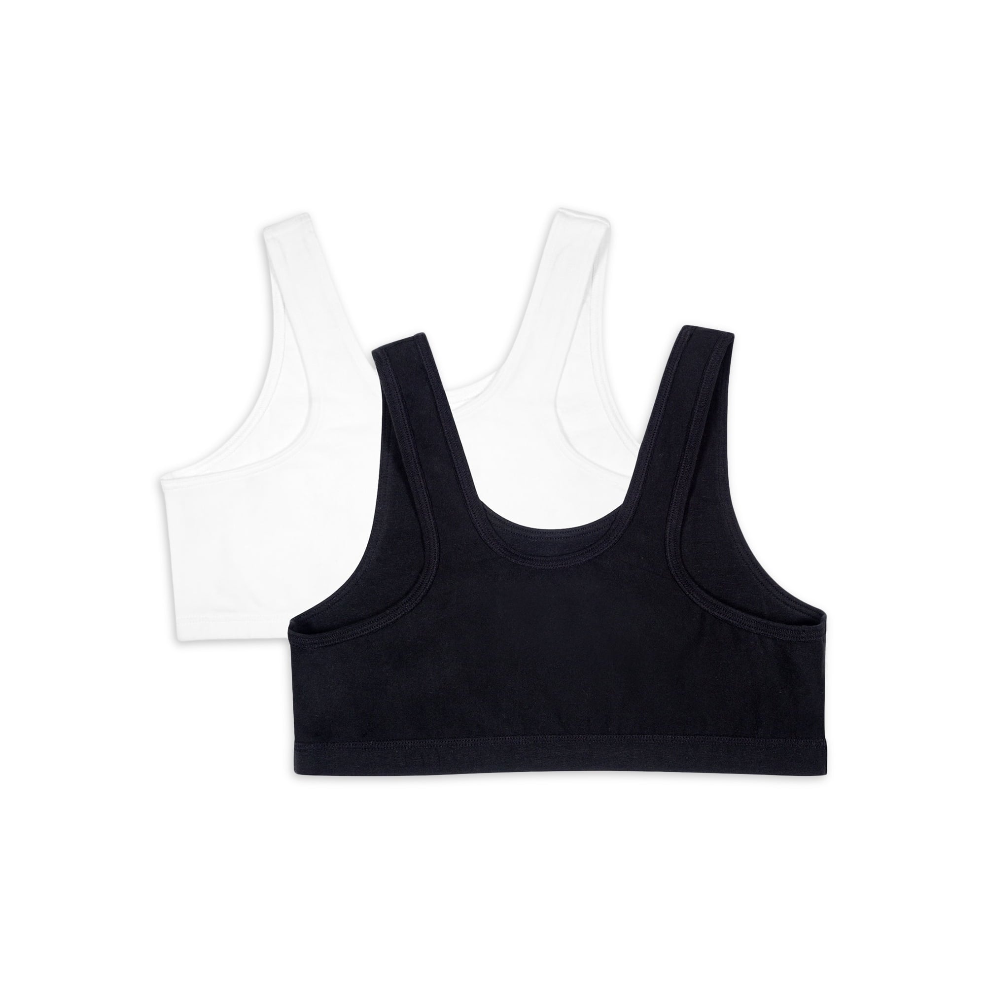 SIZE: XL - Wonder Nation Girls Cotton Bra, 2-Pack