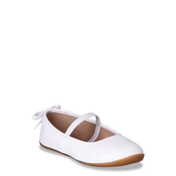 Wonder Nation Baby Girl Ballet Flat Dress Shoes