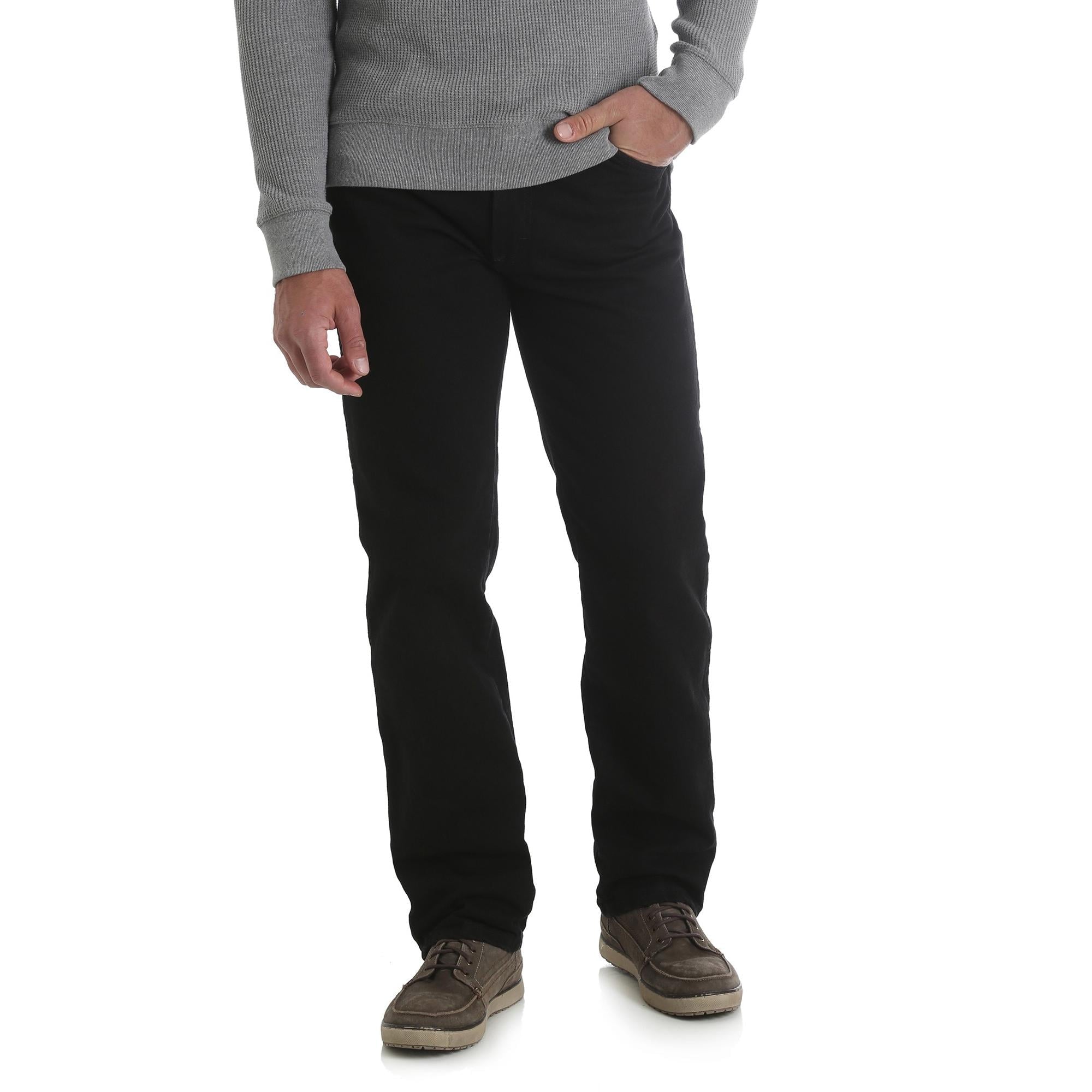 SIZE: 32*30 - Wrangler Rustler Men's and Big Men's Regular Fit Jeans Black