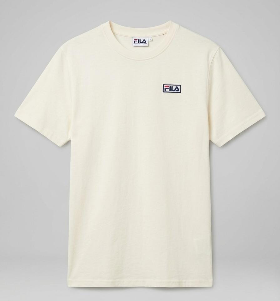 Fila Men Sportswear Fit Short Sleeves Outdoor T-Shirt, Beige LM13B211