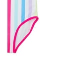 Size L (10-12) - Wonder Nation Girls’ One-Piece Swimsuit with UPF 50