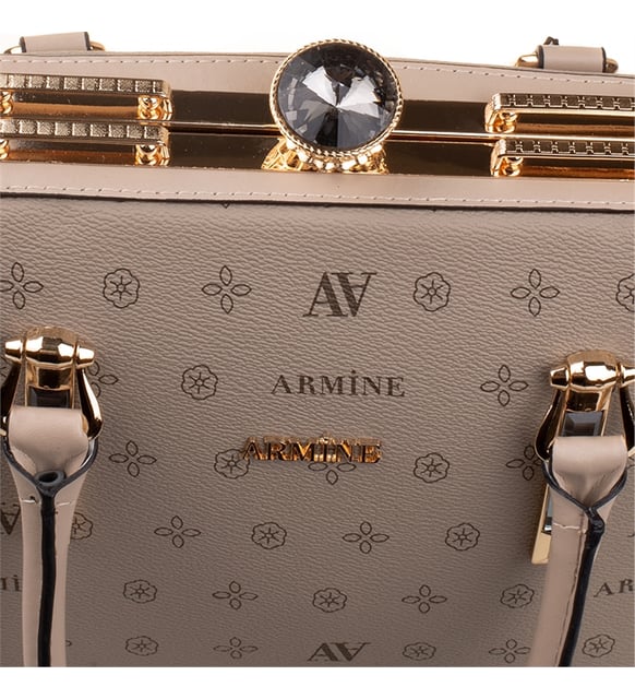 Armine Mink Women's Printed Stylish Classic Handbag