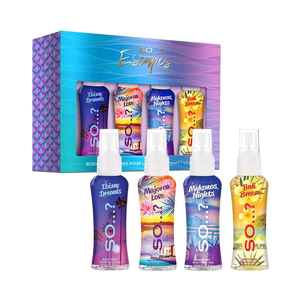 Body Splash Escapes 4 x 50ml By So