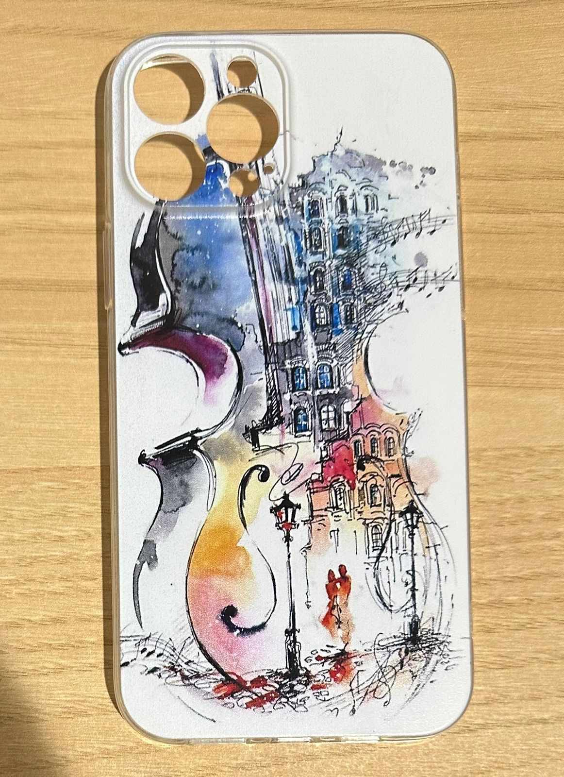 iPhone 13 pro max Printed guitar case