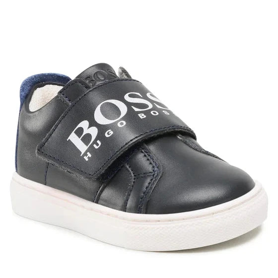 Hugo Boss kids strap shoes | Navy Blue