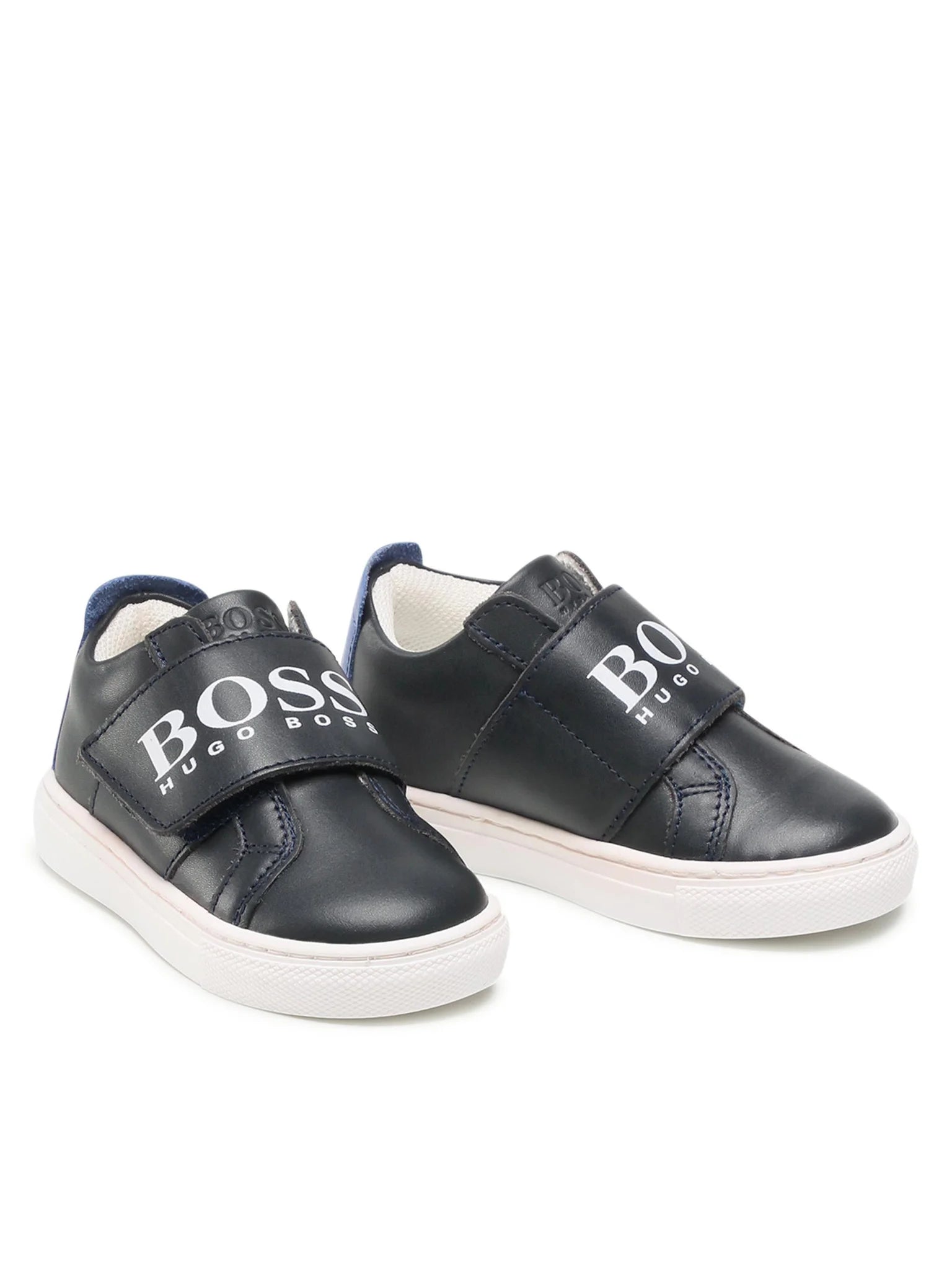 Hugo Boss kids strap shoes | Navy Blue