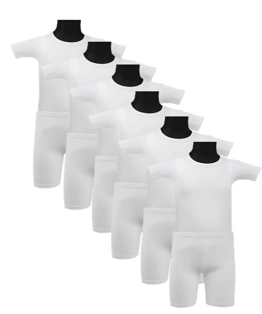 boys underwear | 100% Cotton T-Shirt & Trunk Boxer (6-Piece, White)
