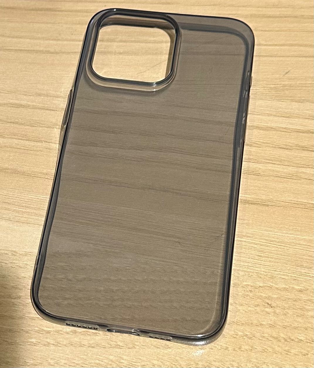 clear black case iphone 15