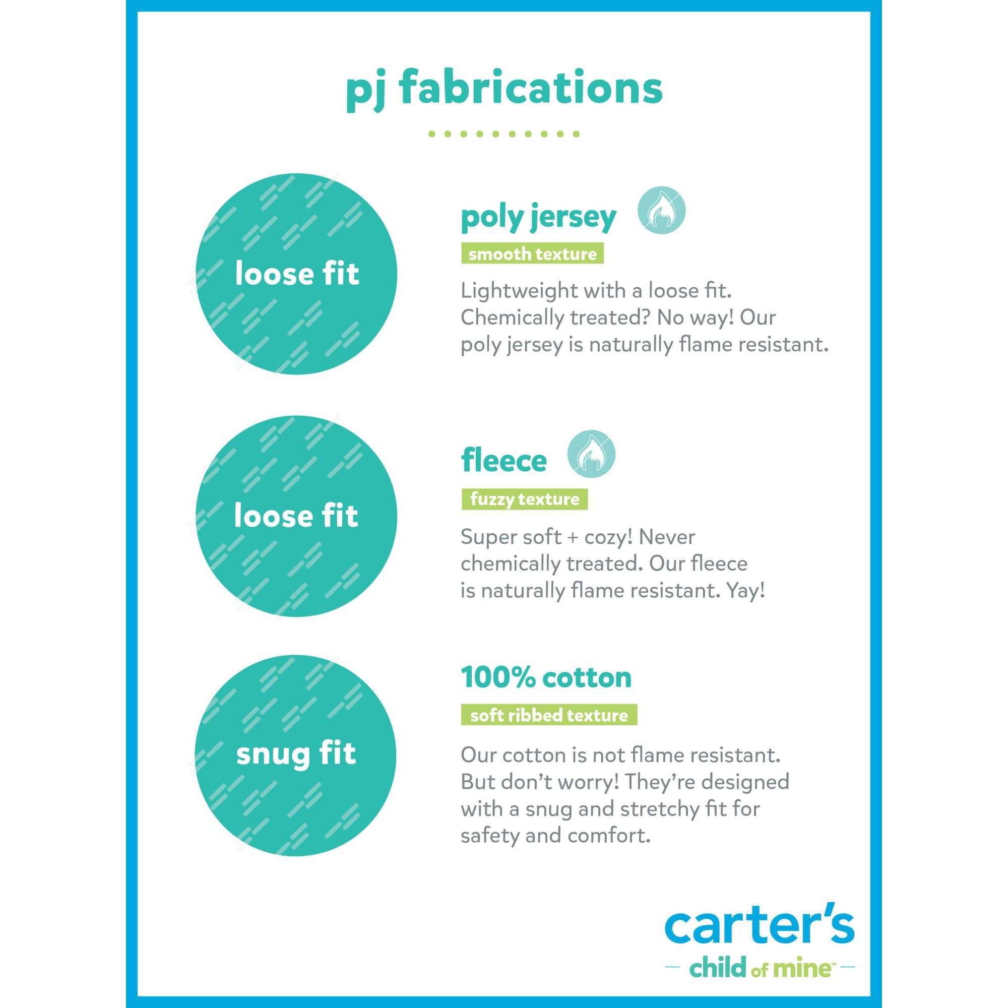 SIZE: 12 M - Carter's Child of Mine Toddler Pajamas, One-Piece, 3-Pack