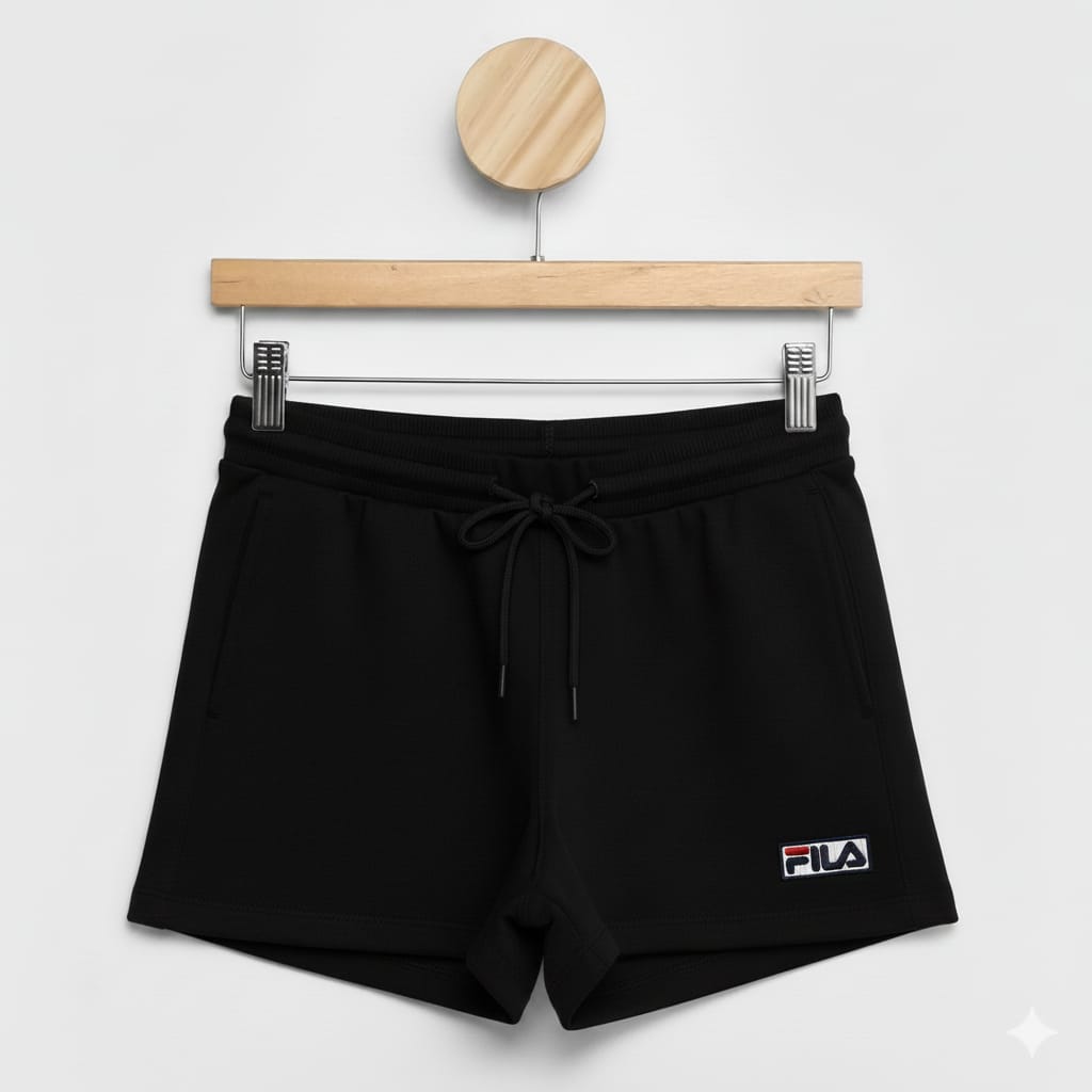 FILA WOMEN DIARA HIGH RISE SHORT BLACK