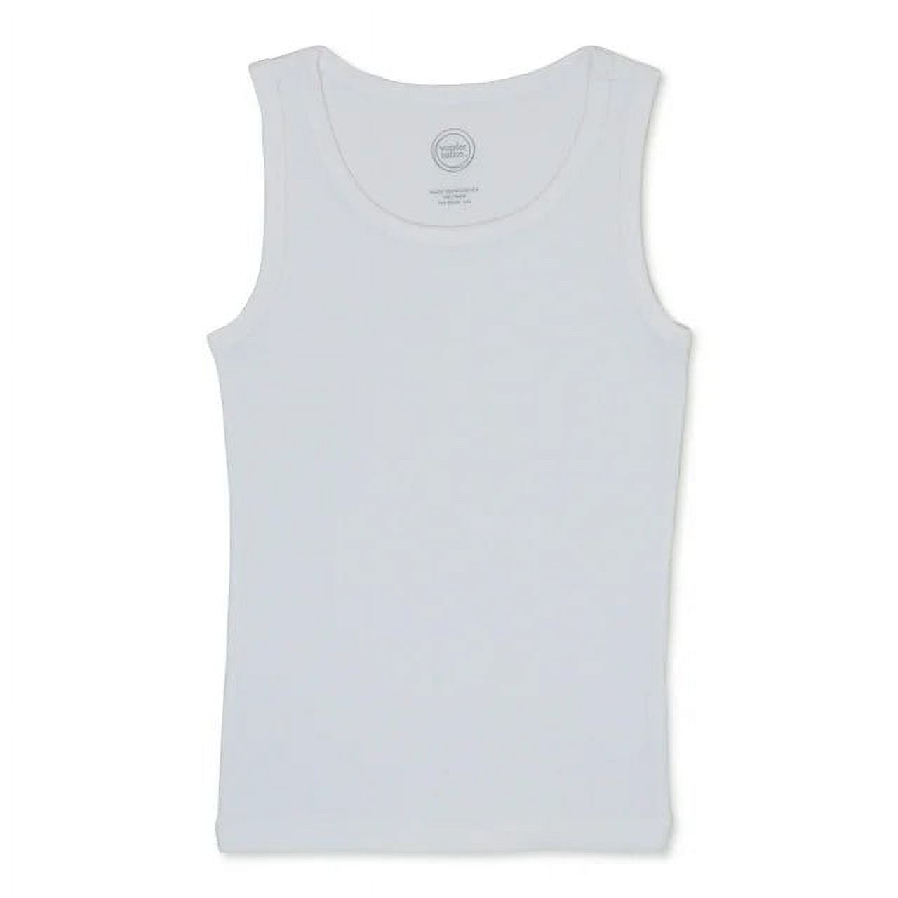 المقاس: M (7/8) - Wonder Nation Girls Kid Tough Tank Top، عبوة من 6 قطع