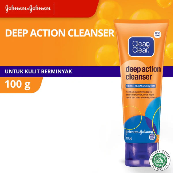 Clean & Clear Deep Action Cleanser Face Wash 100g
