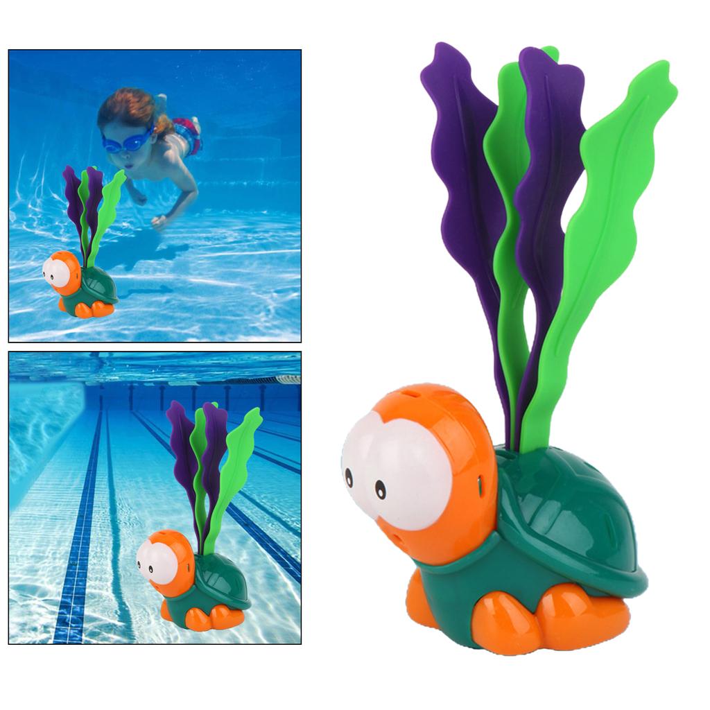 BUBZ diving turtle in the pool Orange COLOR