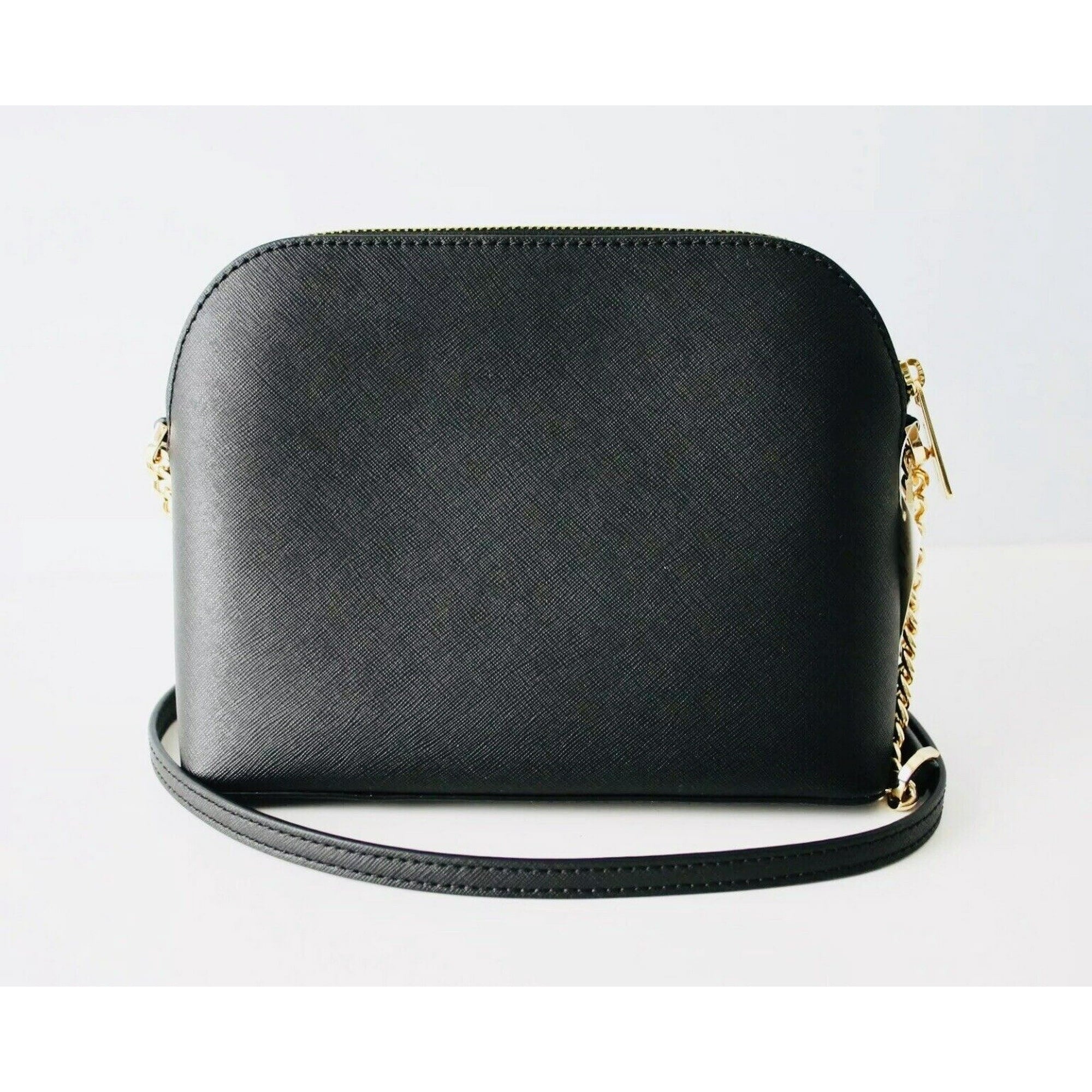 Michael Kors Jet Set Medium Black X Cross Dome Crossbody