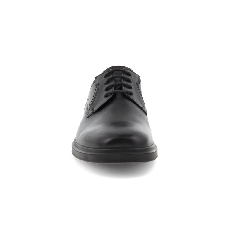 Size: 42 - ECCO Men's Helsinki 2.0 Plain Toe Tie Black Leather