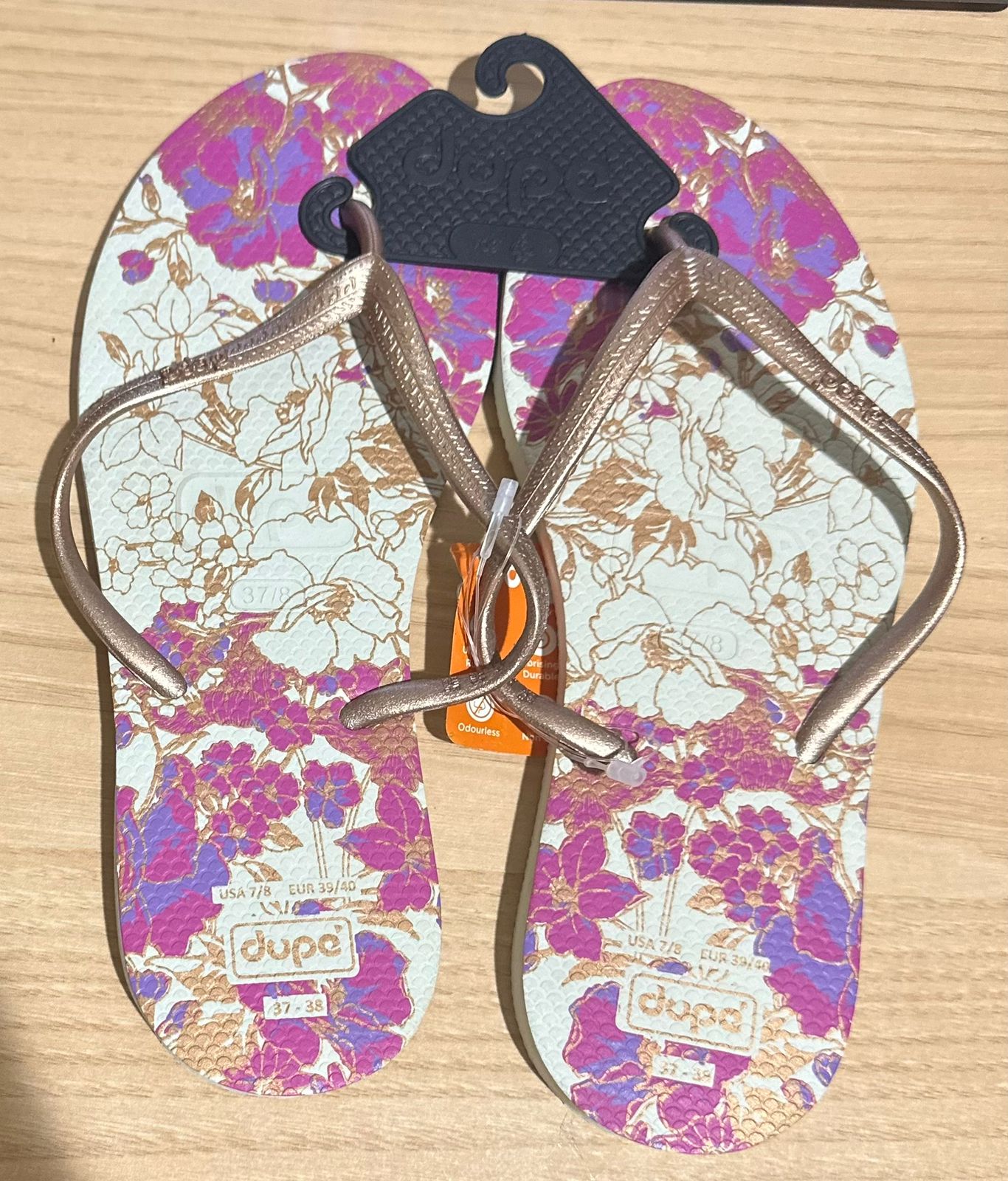 dupe flip flop slippers for women's