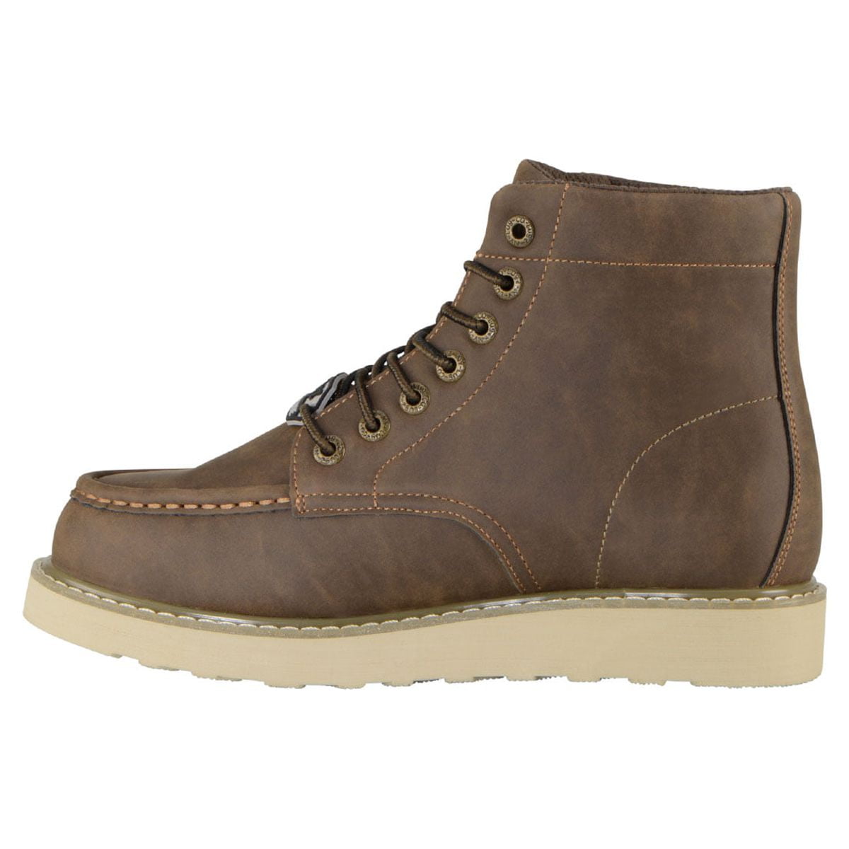 Size: 45 - Lugz Work Men's Monterey Wide Steel Toe Moc Toe Chukka Work Boots