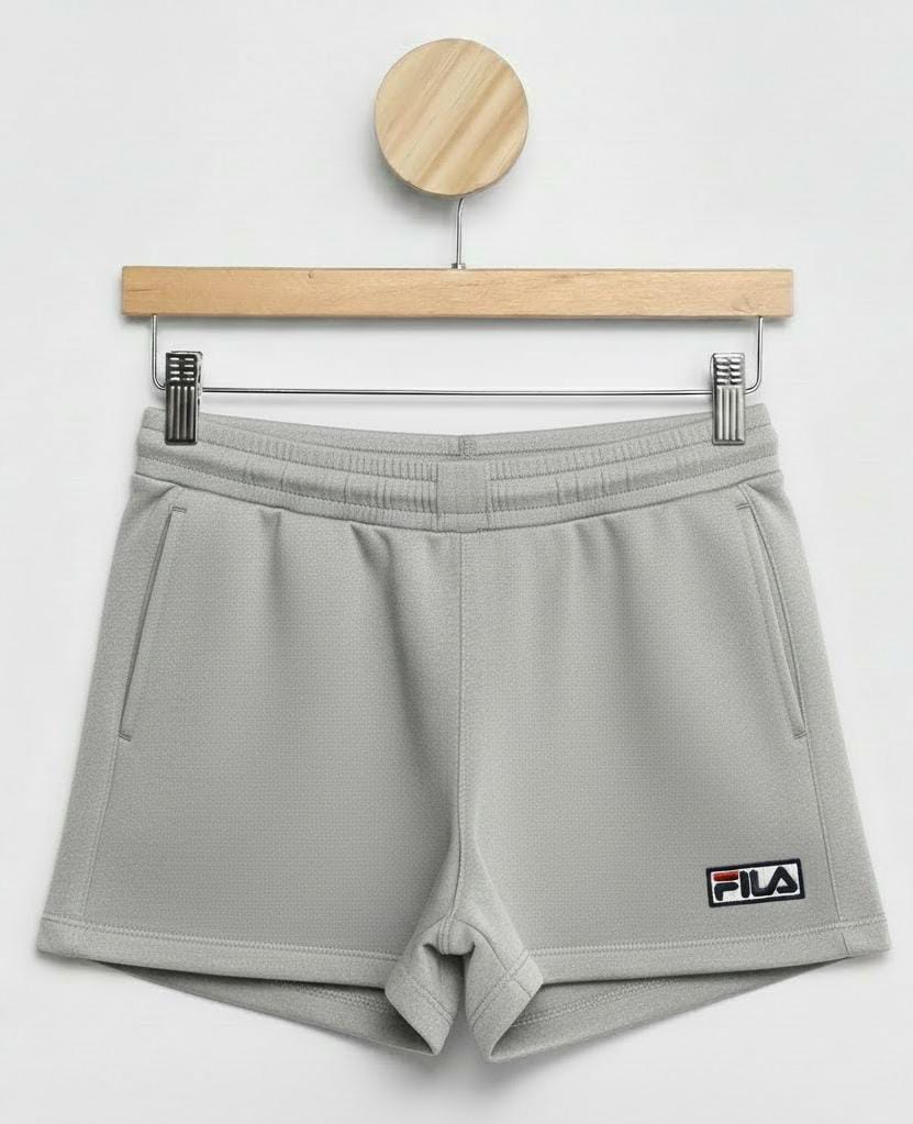 FILA WOMEN DIARA HIGH RISE SHORT GRAY