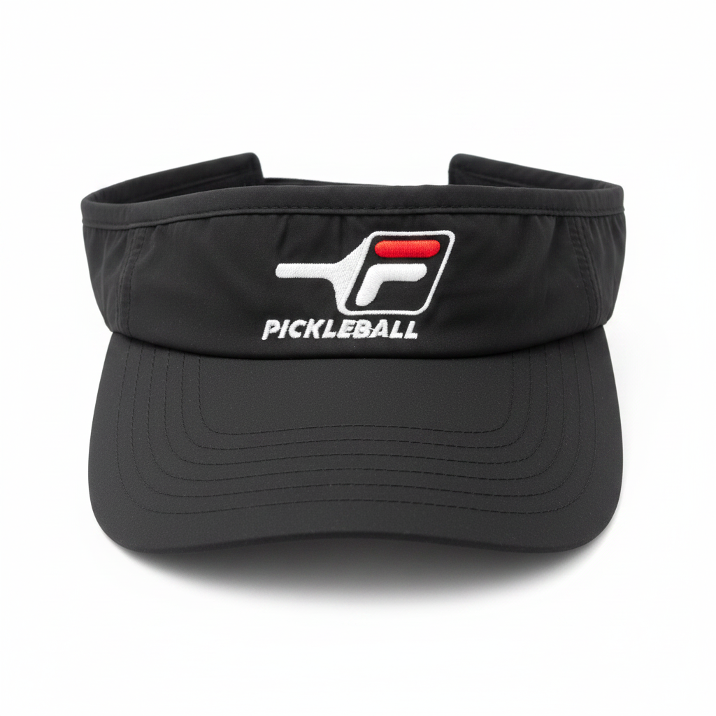 FILA Black Pickleball Visor