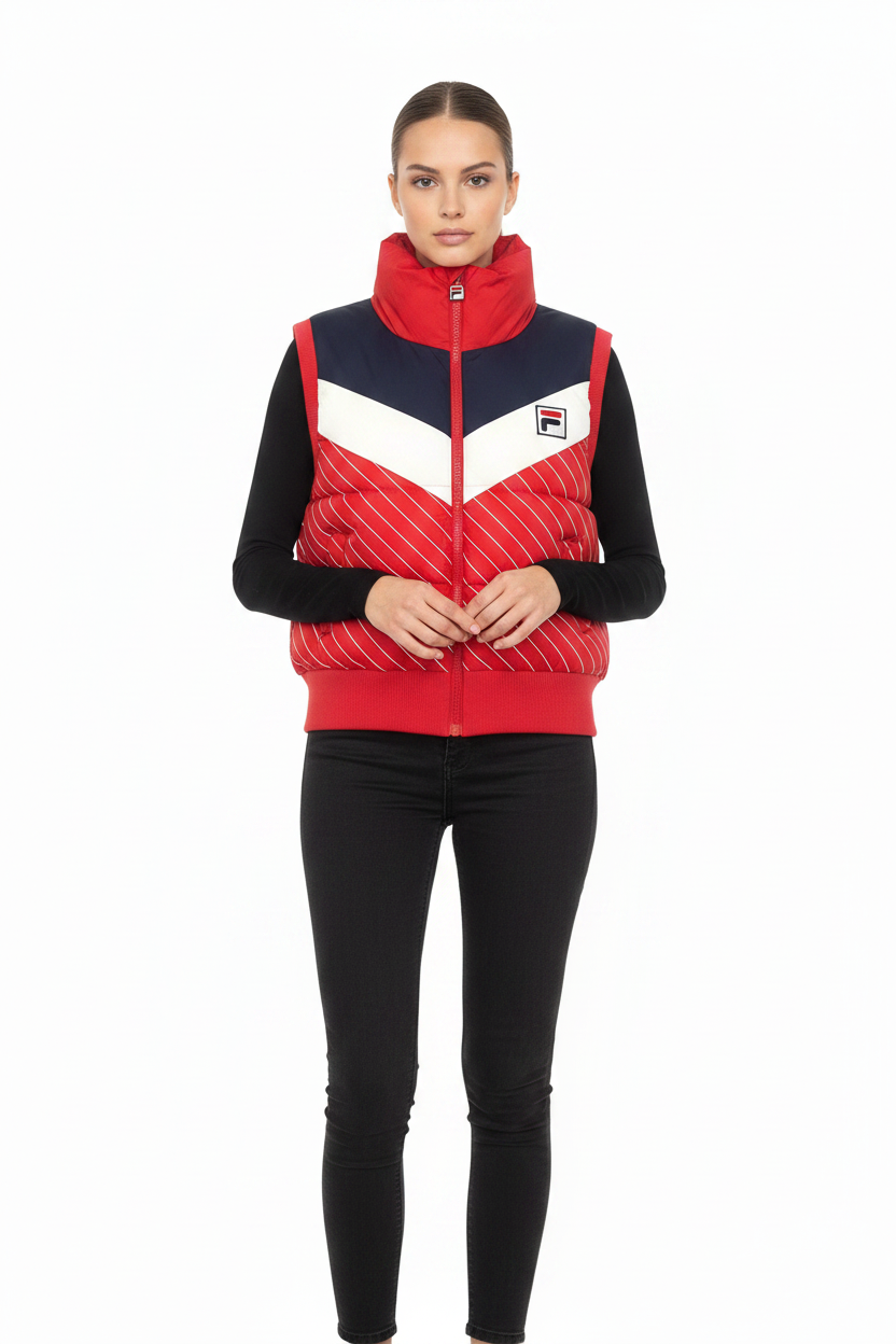 FILA Puffer Vest - Model Front