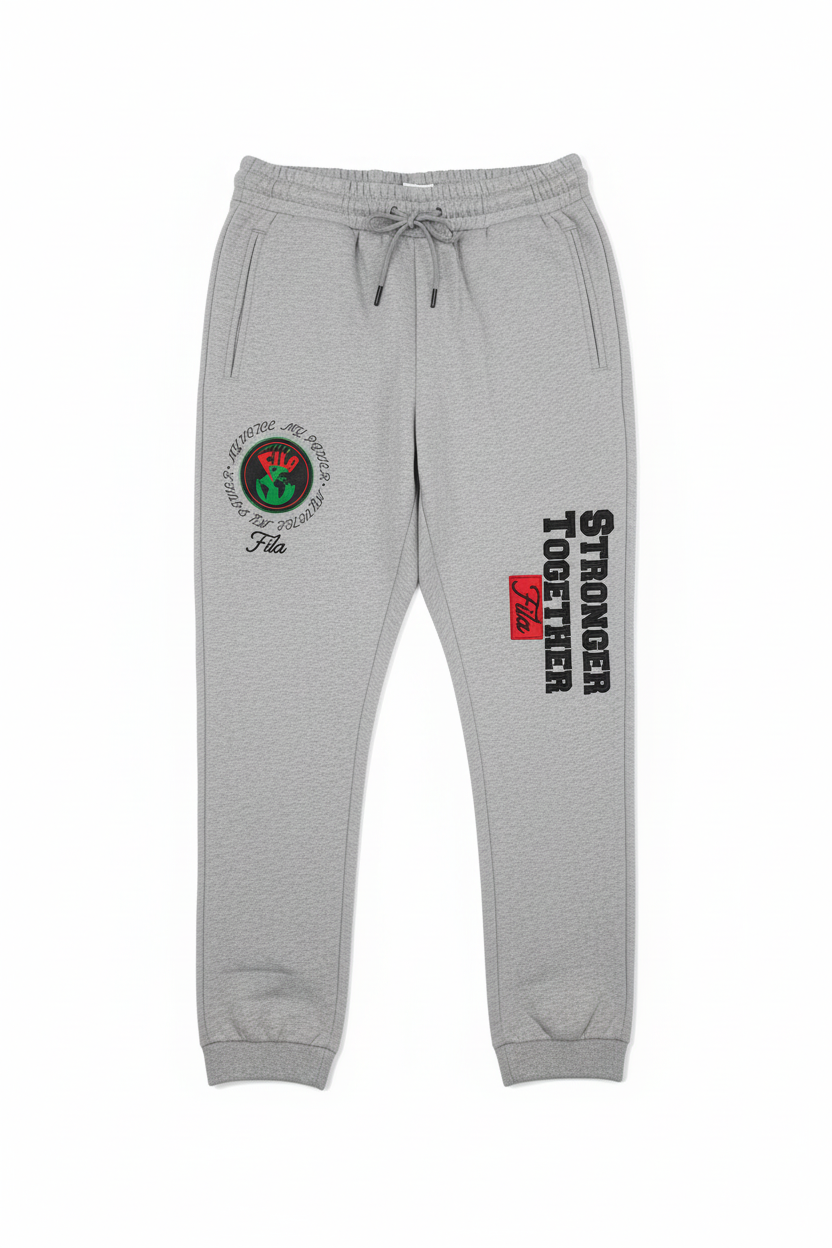 Fila Stronger Together Grey Sweatpants 2