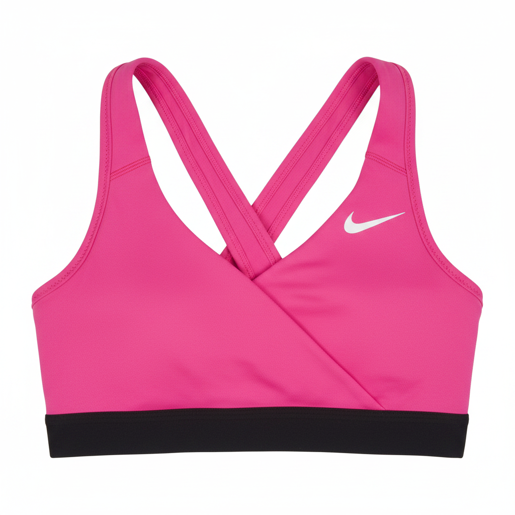 Flat lay - Nike Pink Sports Bra