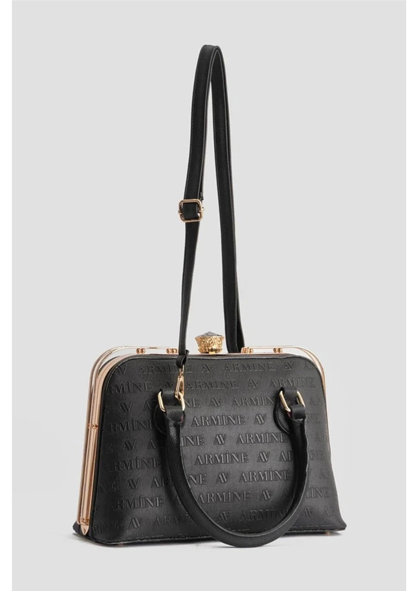 Armine Women's Shoulder Bag 339 Black Laser