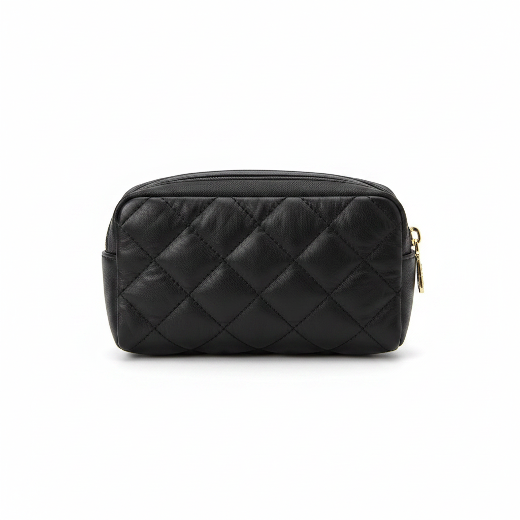 GUESS Black Zip Pouch Back