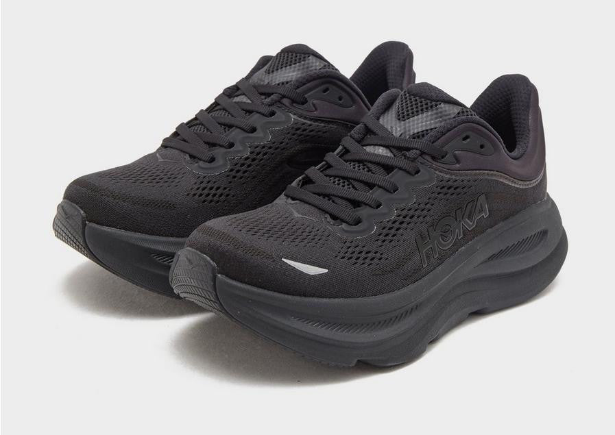 Women's running shoes HOKA Bondi 9 black/black