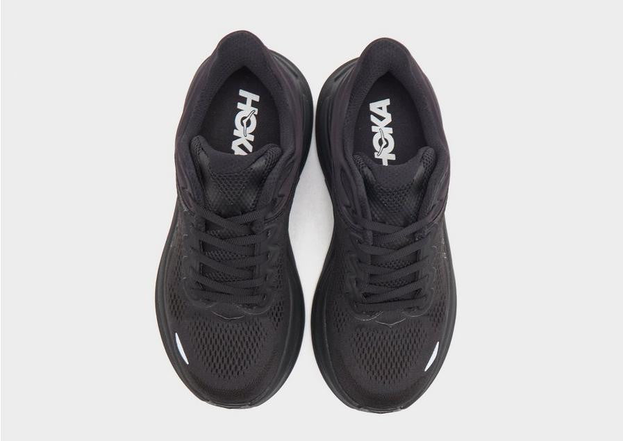 Women's running shoes HOKA Bondi 9 black/black