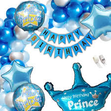 Prince birthday party decoration set