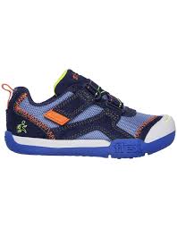 Skechers kids flex play easy pick go play biue and orange