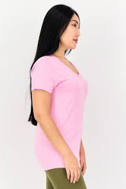 Fila Women Sportswear Fit Short Sleeves Outdoor T-Shirt, Pink