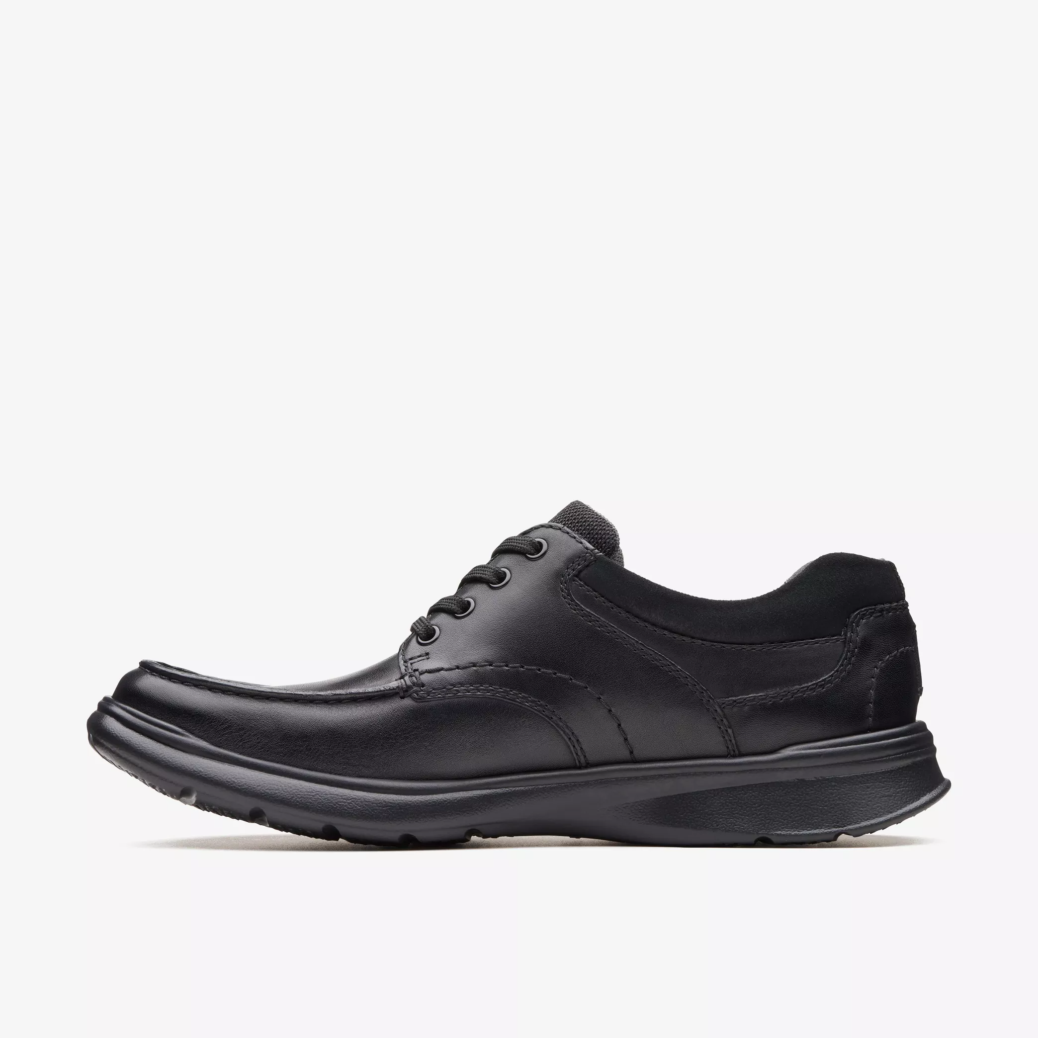 Clarks Cotrell Edge Men’s Black Smooth Leather Shoes