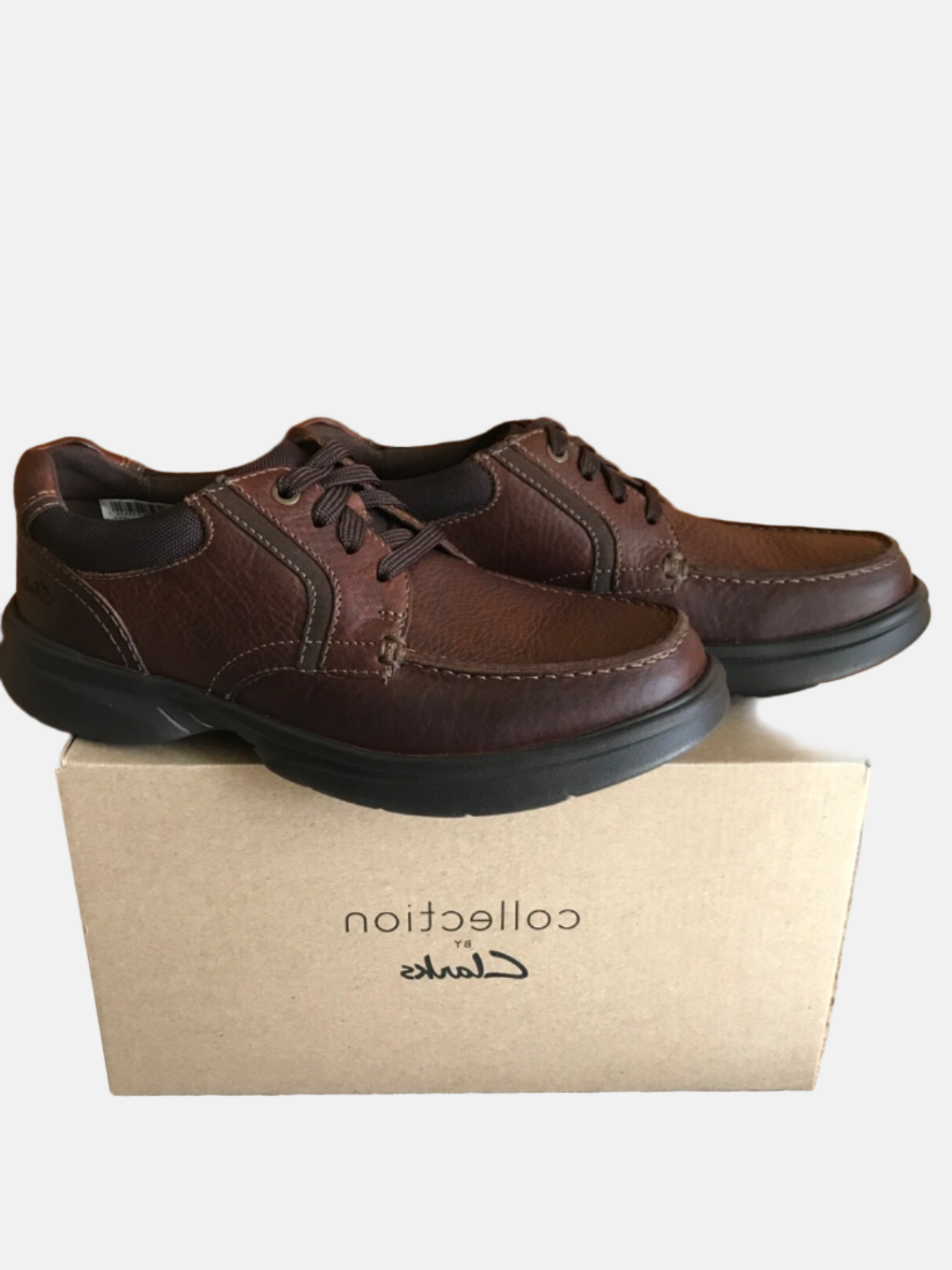Clarks Bradley Vibe Men’s Tan Tumbled Leather Casual Shoes