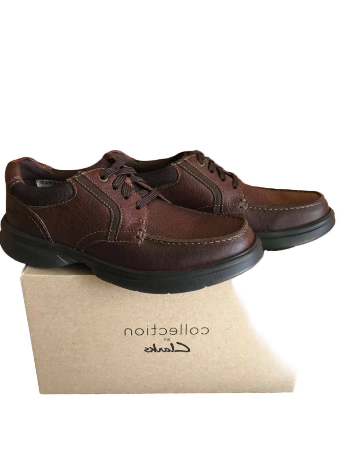 Clarks Bradley Vibe Men’s Tan Tumbled Leather Casual Shoes
