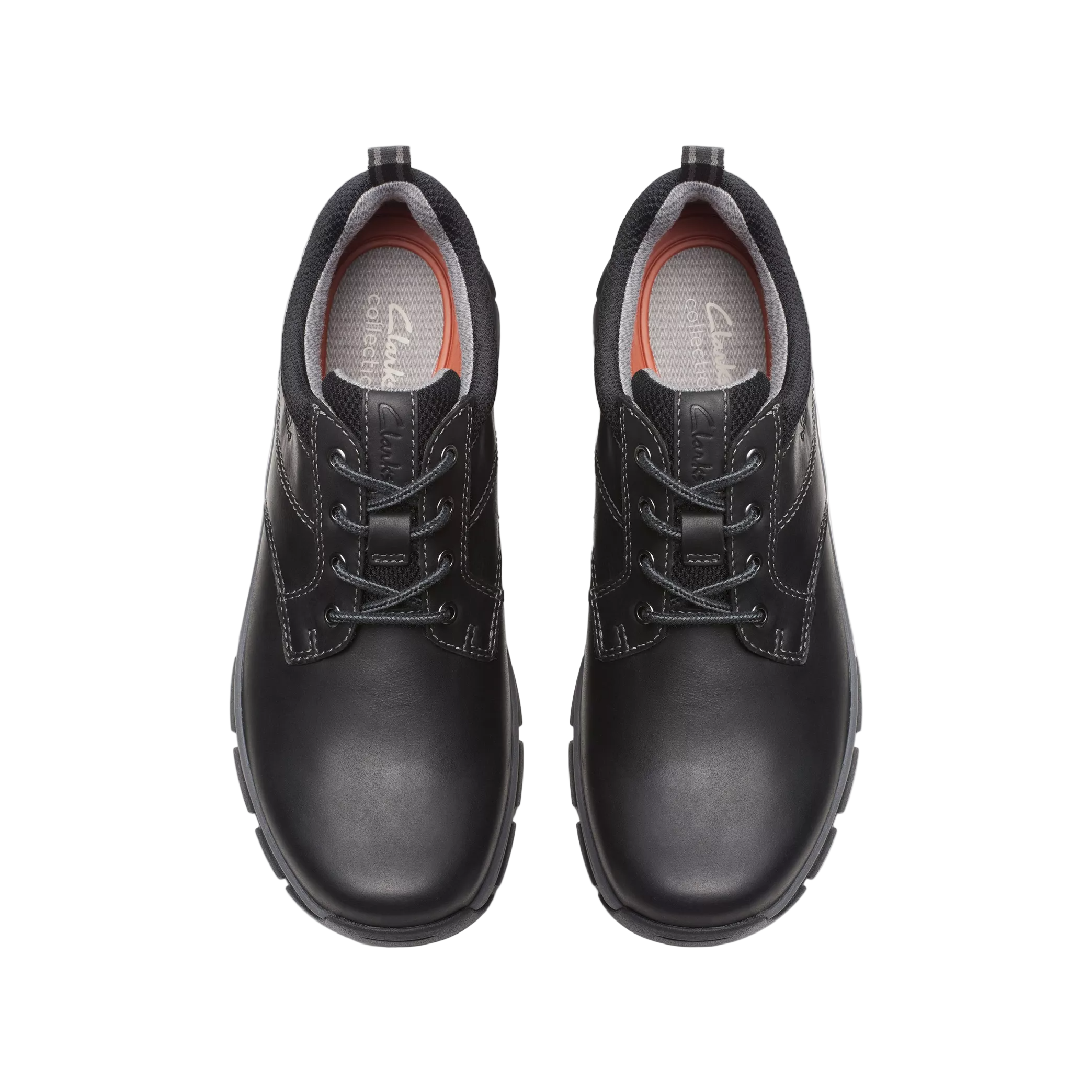 Clarks Walpath Low Men’s Black Leather Casual Shoes