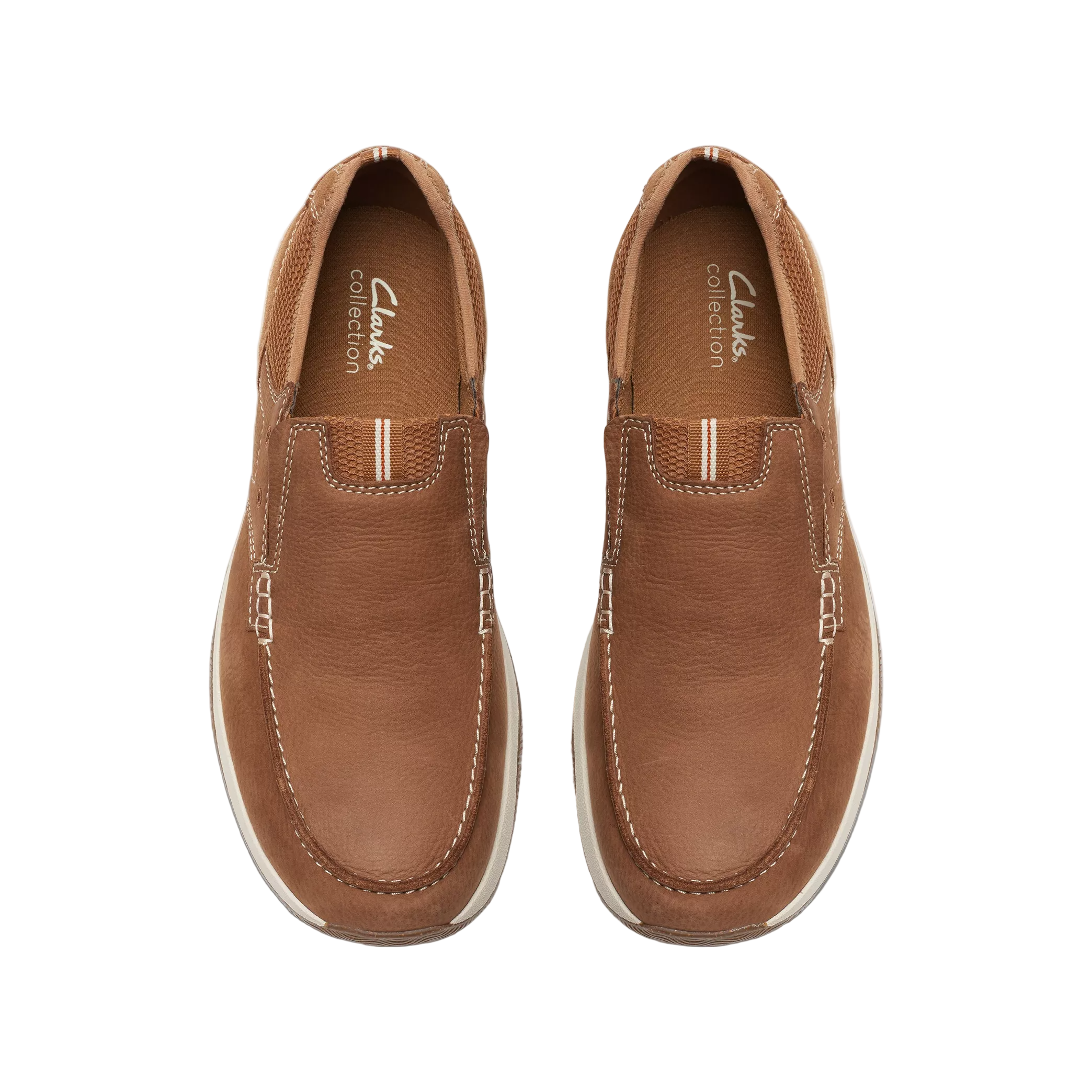 Clarks Sailview Step Men’s Light Tan Nubuck Slip-On Shoes