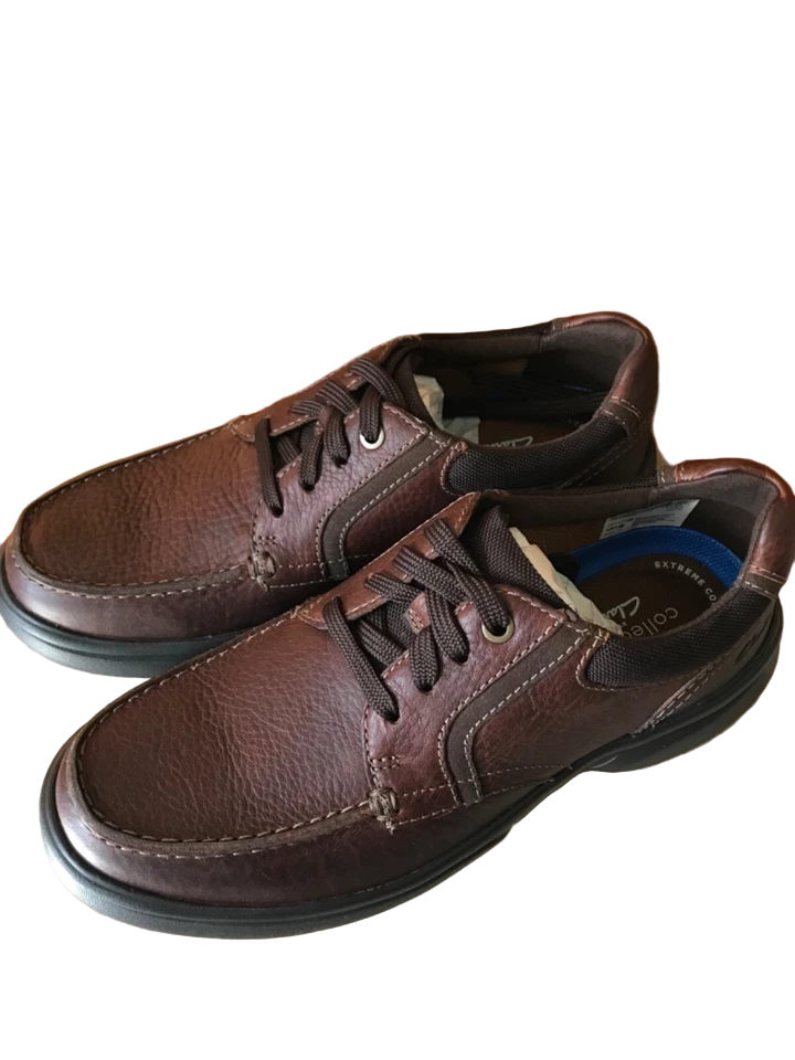 Clarks Bradley Vibe Men’s Tan Tumbled Leather Casual Shoes