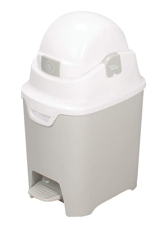 Diaper Champ Standard Handsfree Diaper Pail Silver