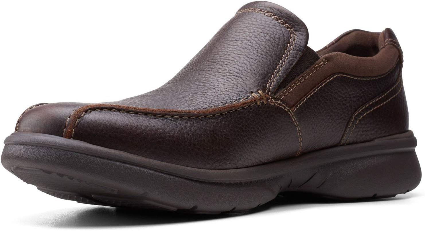 Clarks Bradley Step Men’s Slip‑On Loafers – Premium Leather Casual Shoes with All‑Day Support