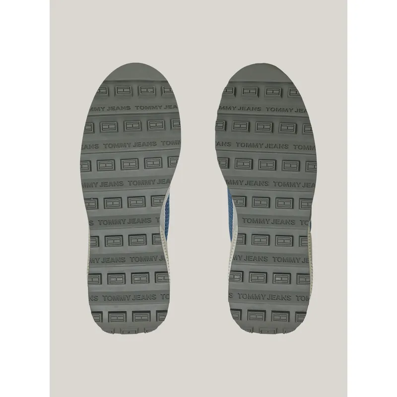 Tommy Jeans Men's Blue Mesh Sneakers – Branded Casual Shoes for Everyday Comfort & Style