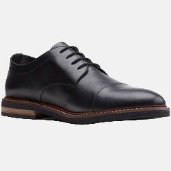 Clarks Dezmin Cap Men's Leather Dress Shoes – Classic Cap Toe Oxford Style