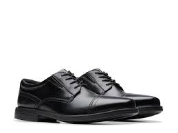 Clarks Dresslite Cap Toe Oxford Men’s Shoes – Lightweight Leather Dress Oxfords with Cushion Comfort