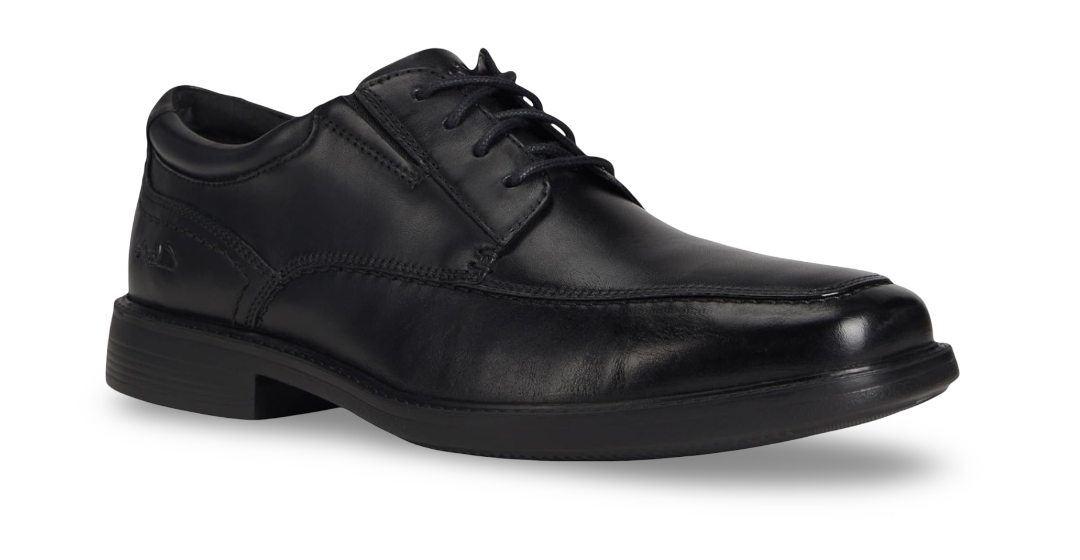 Clarks Dresslite Ace Men’s Black Leather Oxford Shoes – Lightweight Formal Lace‑Ups with All‑Day Comfort
