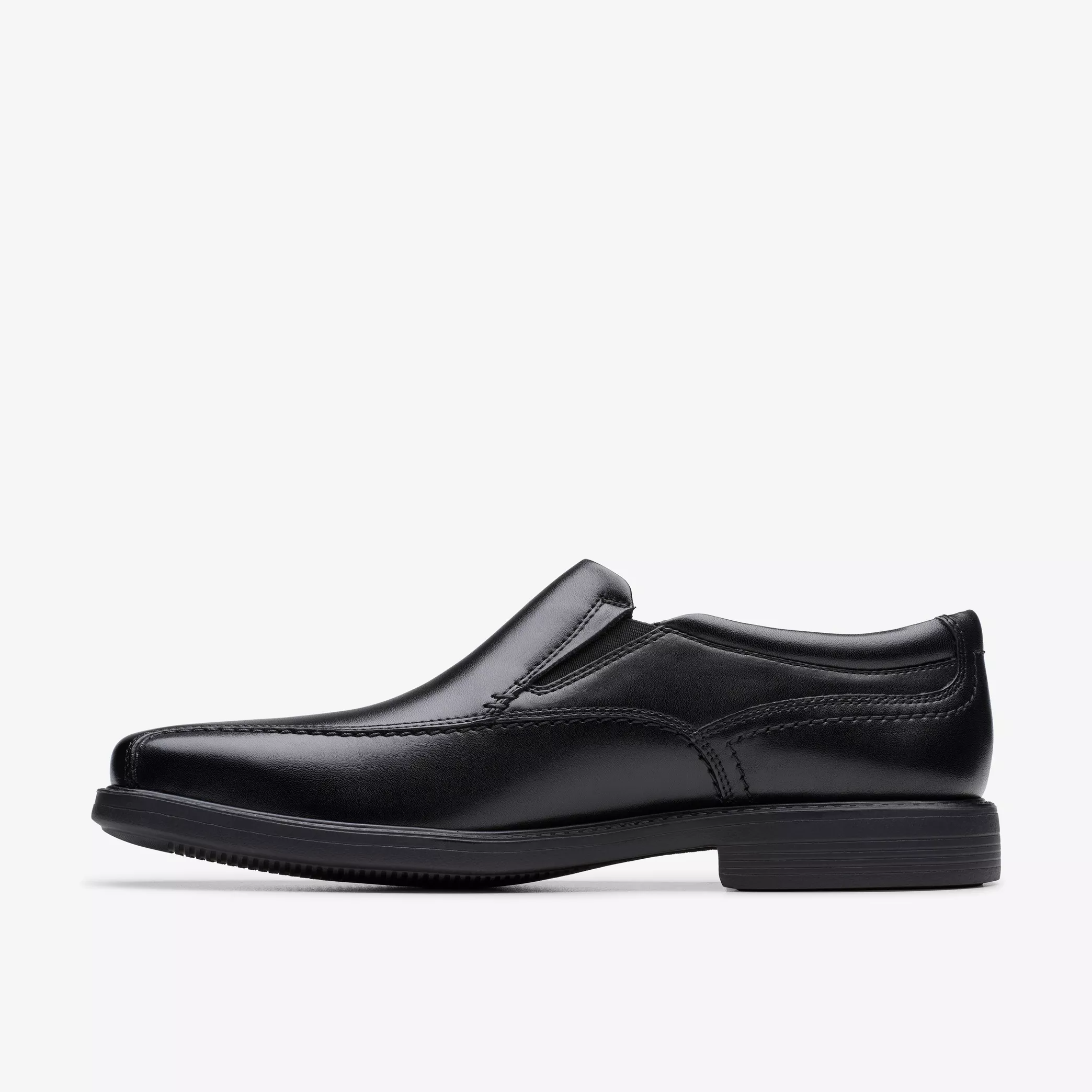 Clarks Dresslite Step Men’s Black Leather Shoes – Lightweight Formal Lace‑Ups with Cushion Comfort