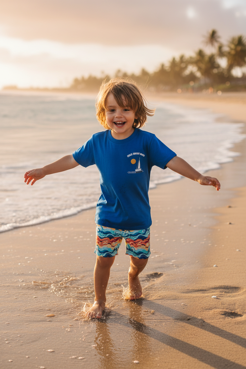 Kid Wearing Chase Bigger Waves