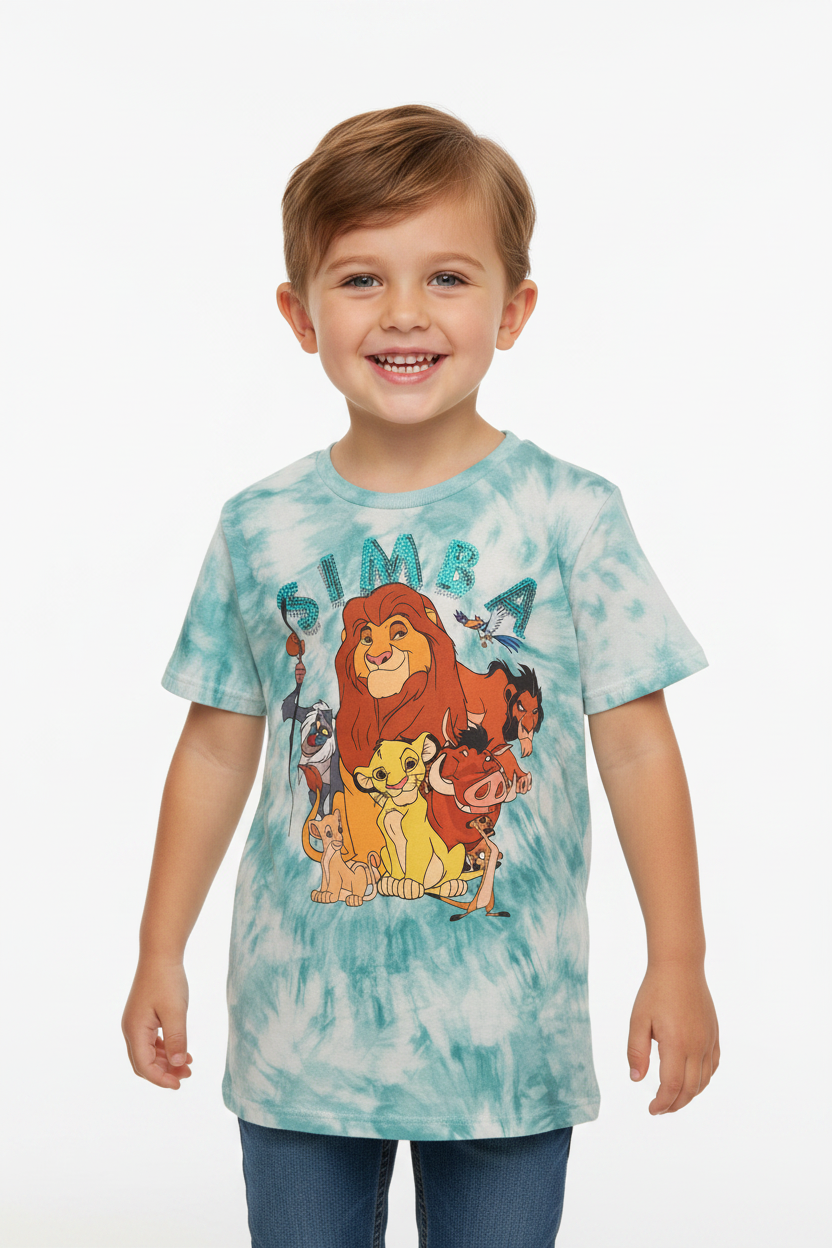 Lion King Tie-Dye Tee - Kid Wearing